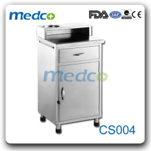 Gabinete de cabeceira de gaveta CS004 para gabinete de aço inoxidável hospital